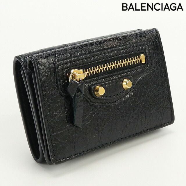 バレンシアガ BALENCIAGA 三折財布小銭入付き メンズ 477455