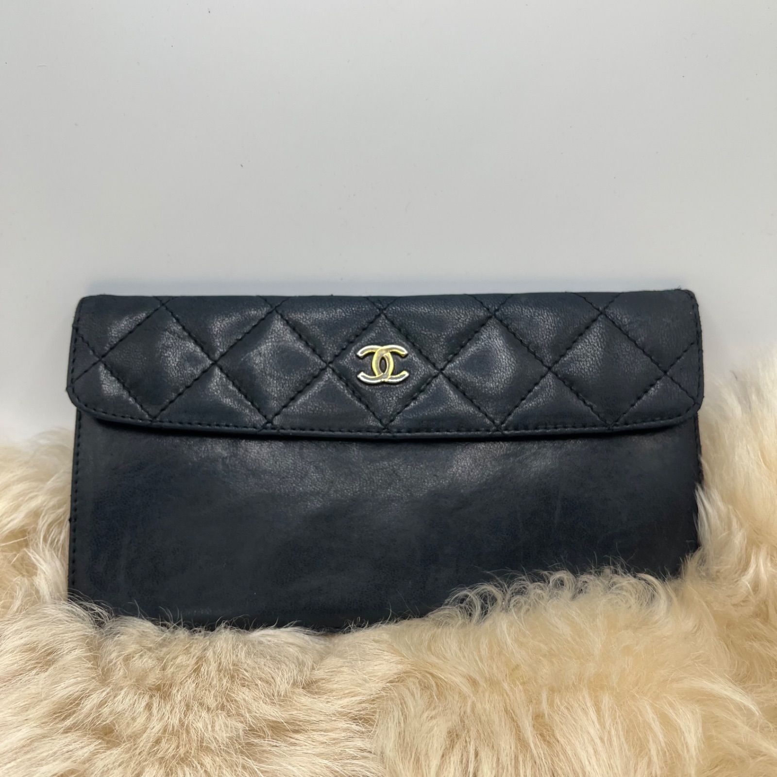 CHANEL シャネル マトラッセ ラムスキン チェーンショルダーバッグ 