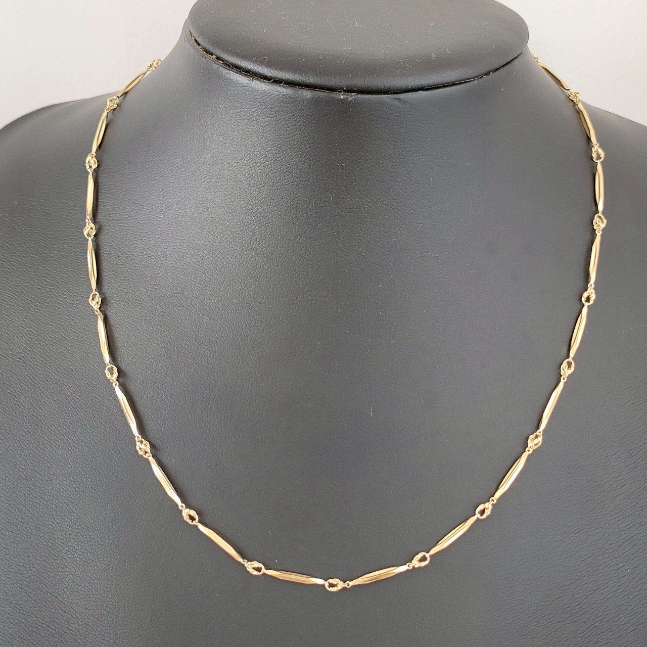 K18 切子 ネックレス 18金 K18 男女兼用 切子ネックレス 7.29g 44㎝ B90