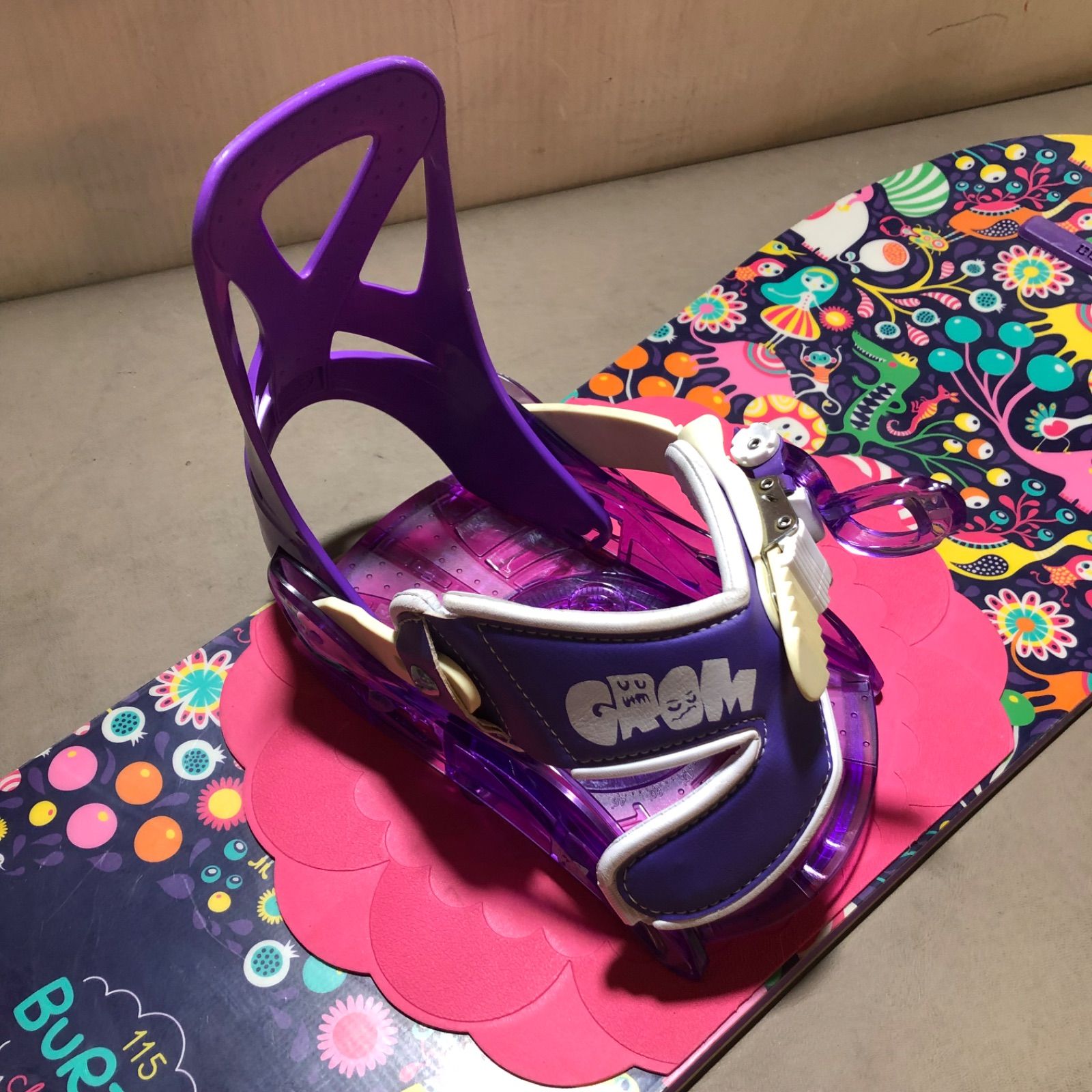 ☆Burton バートン GROM スノーボード 板&ビンディング 115cm☆ - メルカリ 