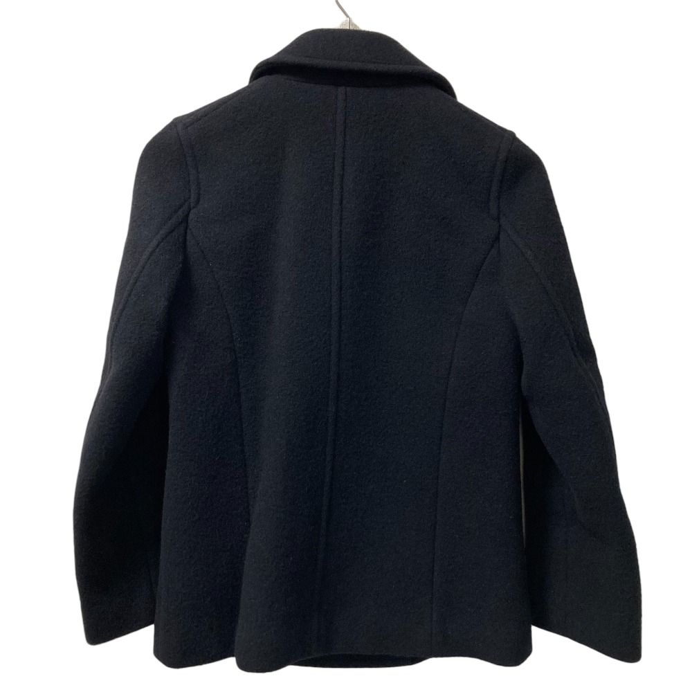 美品✨マーガレットハウエル【M】カシミヤウール混メルトンピーコート　ダークグレー 美品 MARGARET HOWELL マーガレットハウエル カシミヤブレンド
