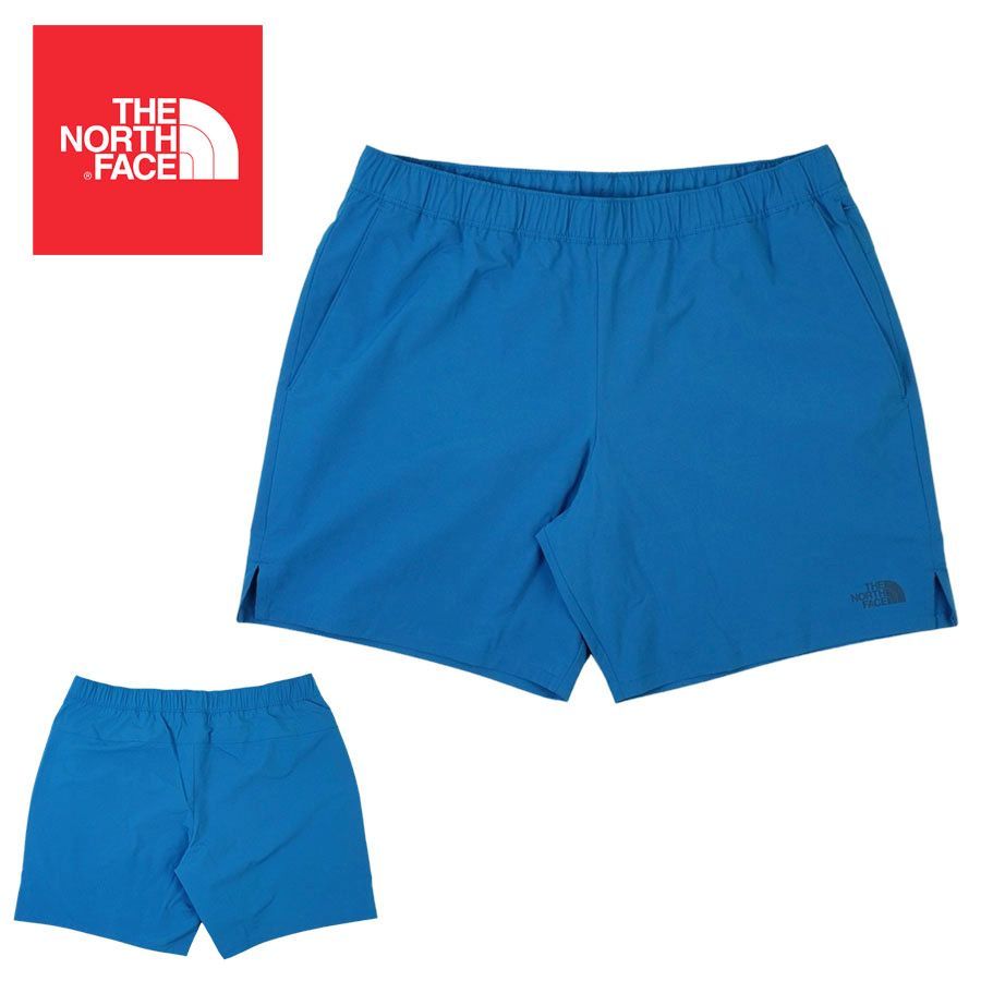 ノースフェイス THE NORTH FACE メンズ ショーツ USA企画 日本未入荷 M WANDER SHORTS WITH LINER メンズ ワンダー ショート パンツ ライナー付き バンフブルー ズボン ハーフパンツ インナーパンツ ロゴ アウトドア