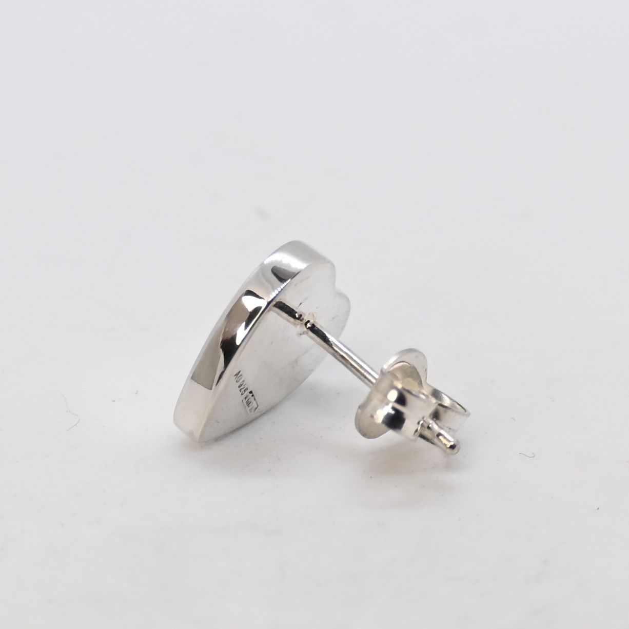 研磨済 GUCCI グッチ シルバー ハート ピアス 片耳用 Ag925