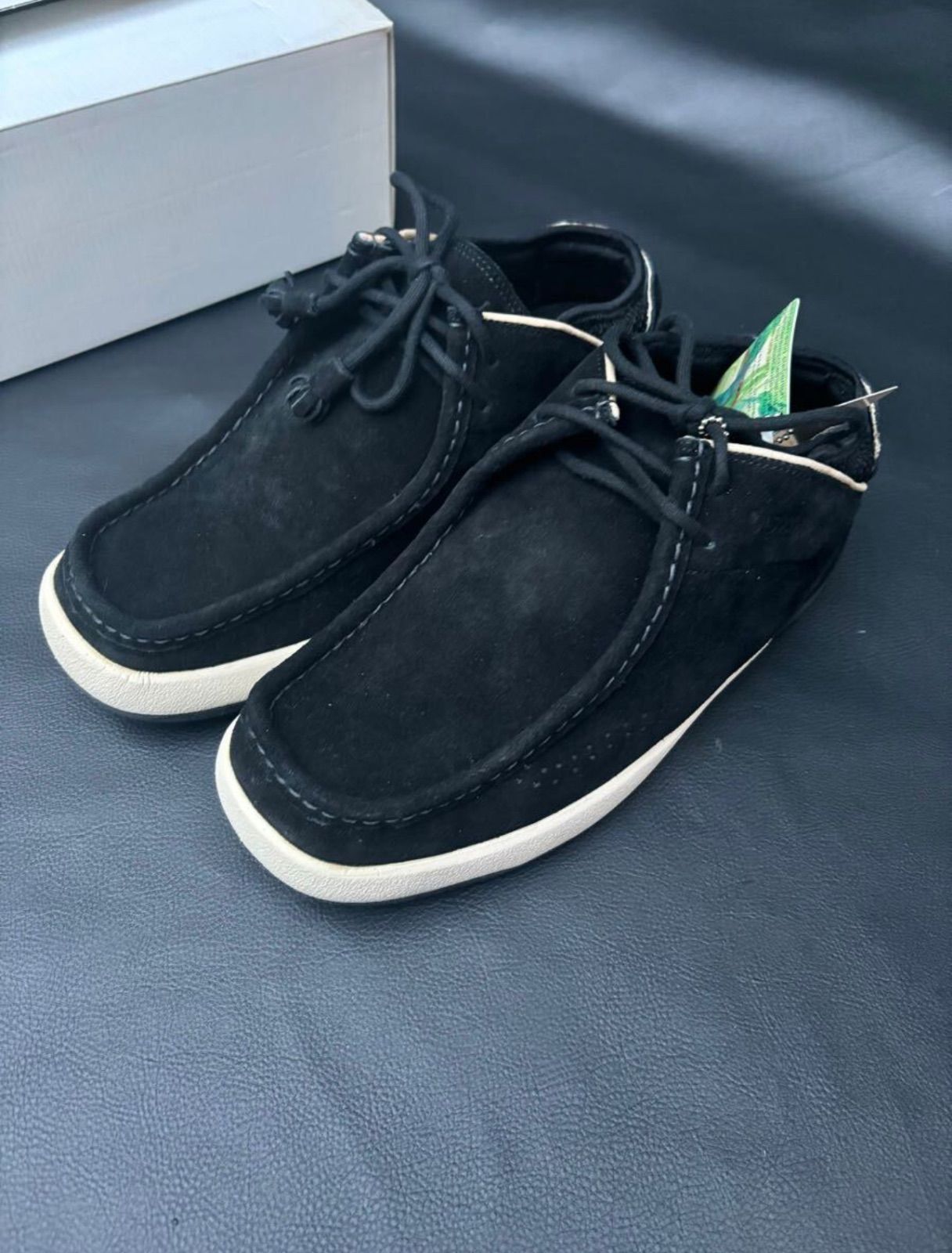 試着程度 新品 VISVIM POLKEーLO US10 ヴィズヴィム レザー シューズ