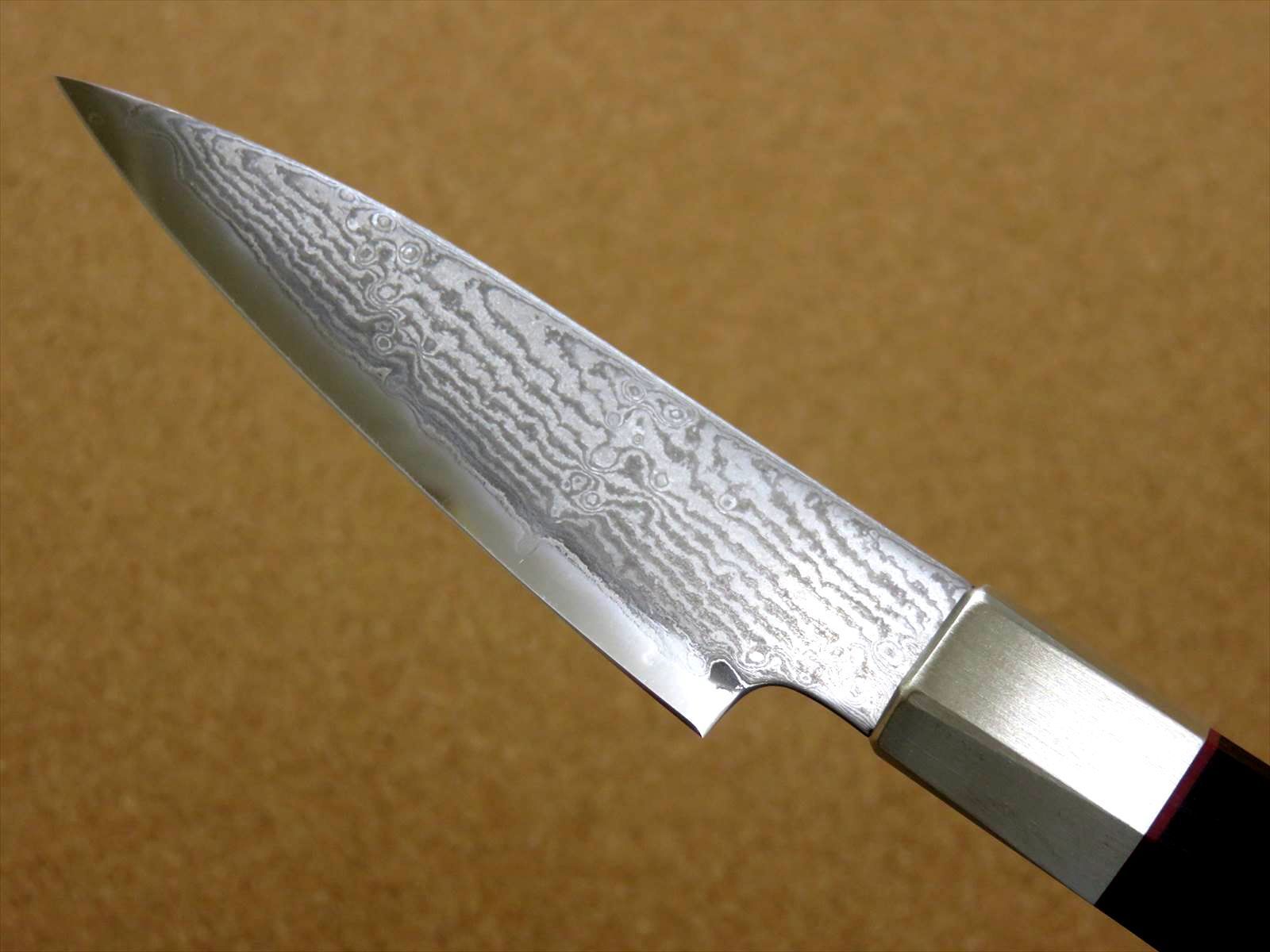 関の刃物 パーリングナイフ 90mm 三昧 ハイブリッドスプラッシュ ダマスカス 包丁 パーリングナイフ 9cm (90mm) 三昧 ハイブリッド スプラッシュ