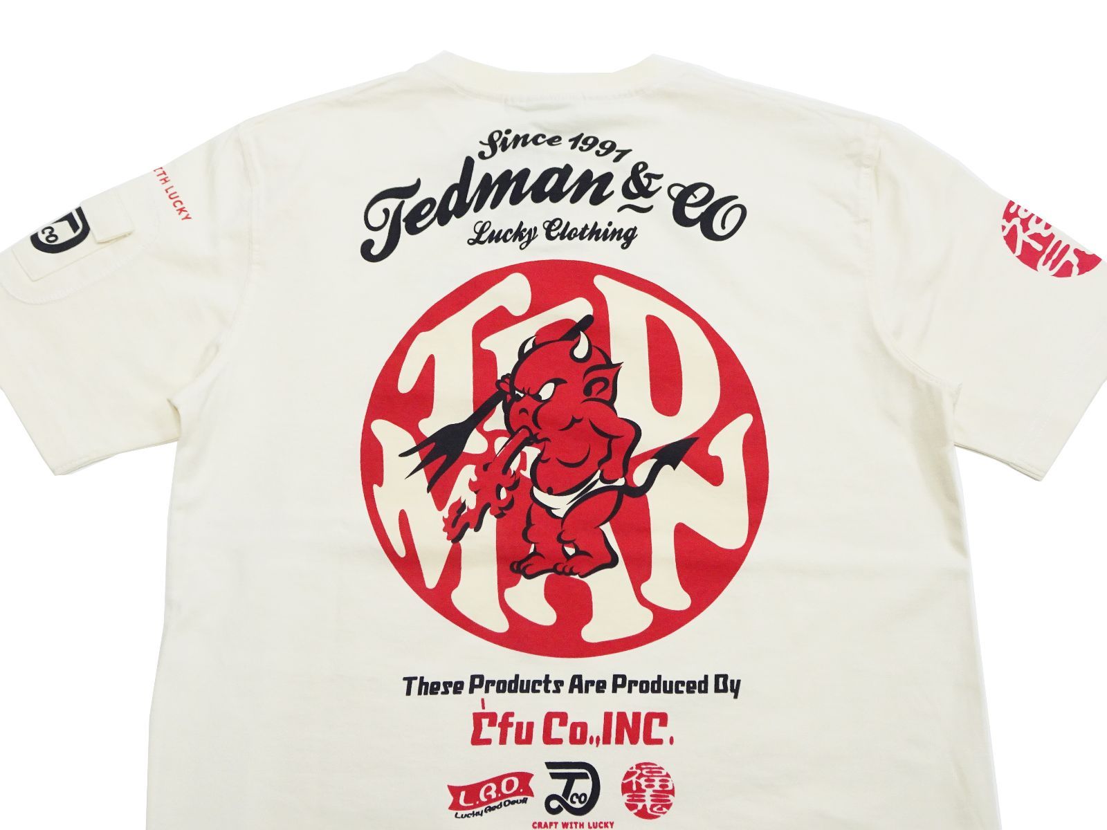 TDSS-560 テッドマン TEDMAN 半袖Tシャツ 「スタンダードロゴ」 Tシャツ エフ商会 TDSS-560 Tedman's Co.  PLAIN Tee オフホワイト 新品 アメカジショップ メルカリ