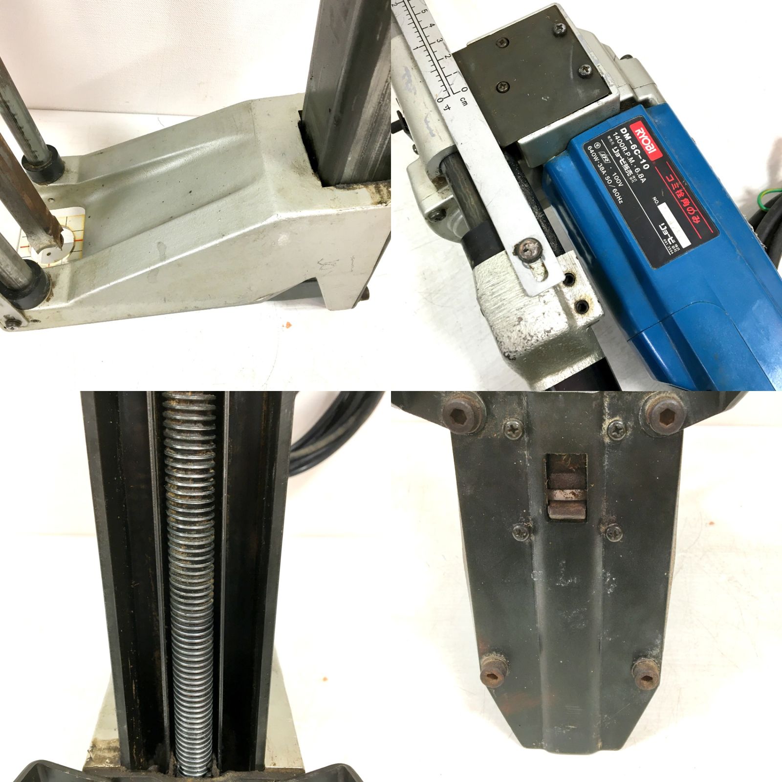 RYOBI リョービ コミ栓角のみ DM-6C-10 建築用ホゾ穴 ぬき穴 角のみ 角 