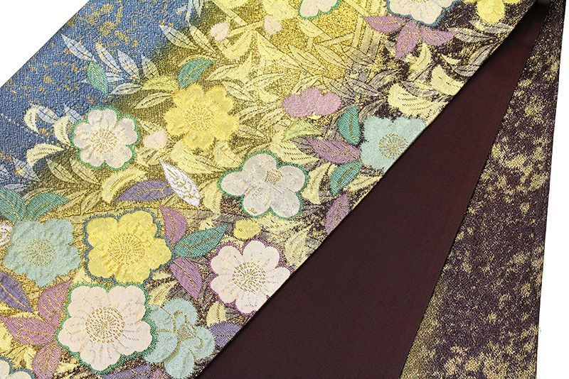 超激得，新作 和遊館 OFK1856 仕立付 西陣 宮田織物 引き箔 袋帯 富貴