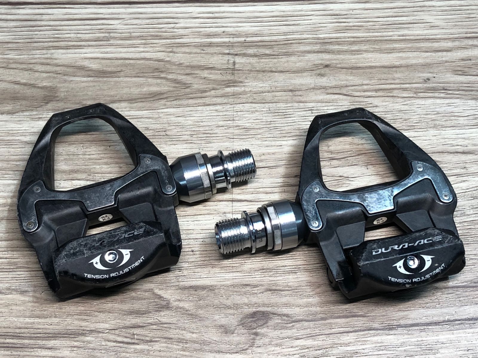 JK101 シマノ SHIMANO デュラエース DURA-ACE PD-9000 ビンディングペダル SPD-SL ＋4mm