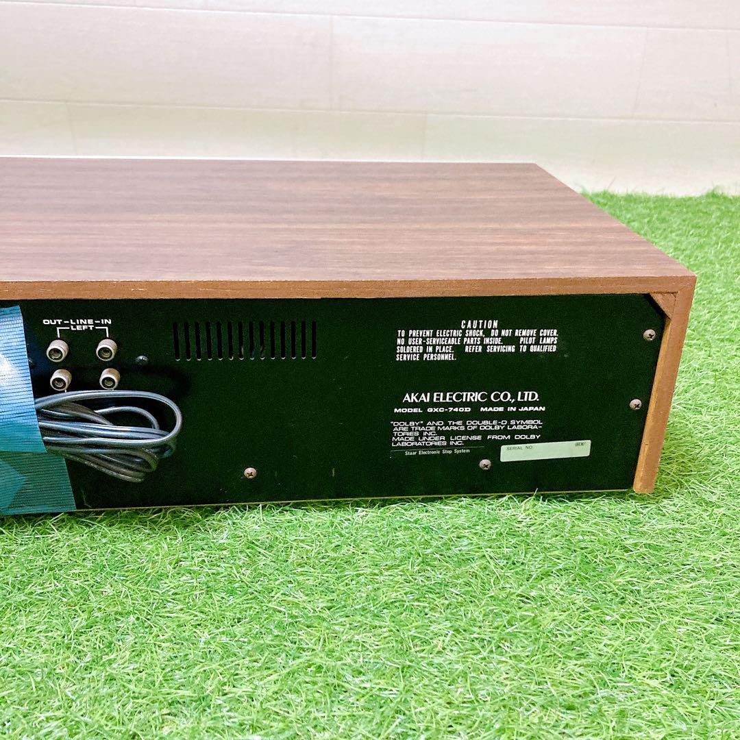 アカイ　赤井電気　GMC-740D ステレオカセット デッキ　オーディオ　動作品 アカイ 赤井電気 GMC-740D ステレオカセット デッキ オーディオ