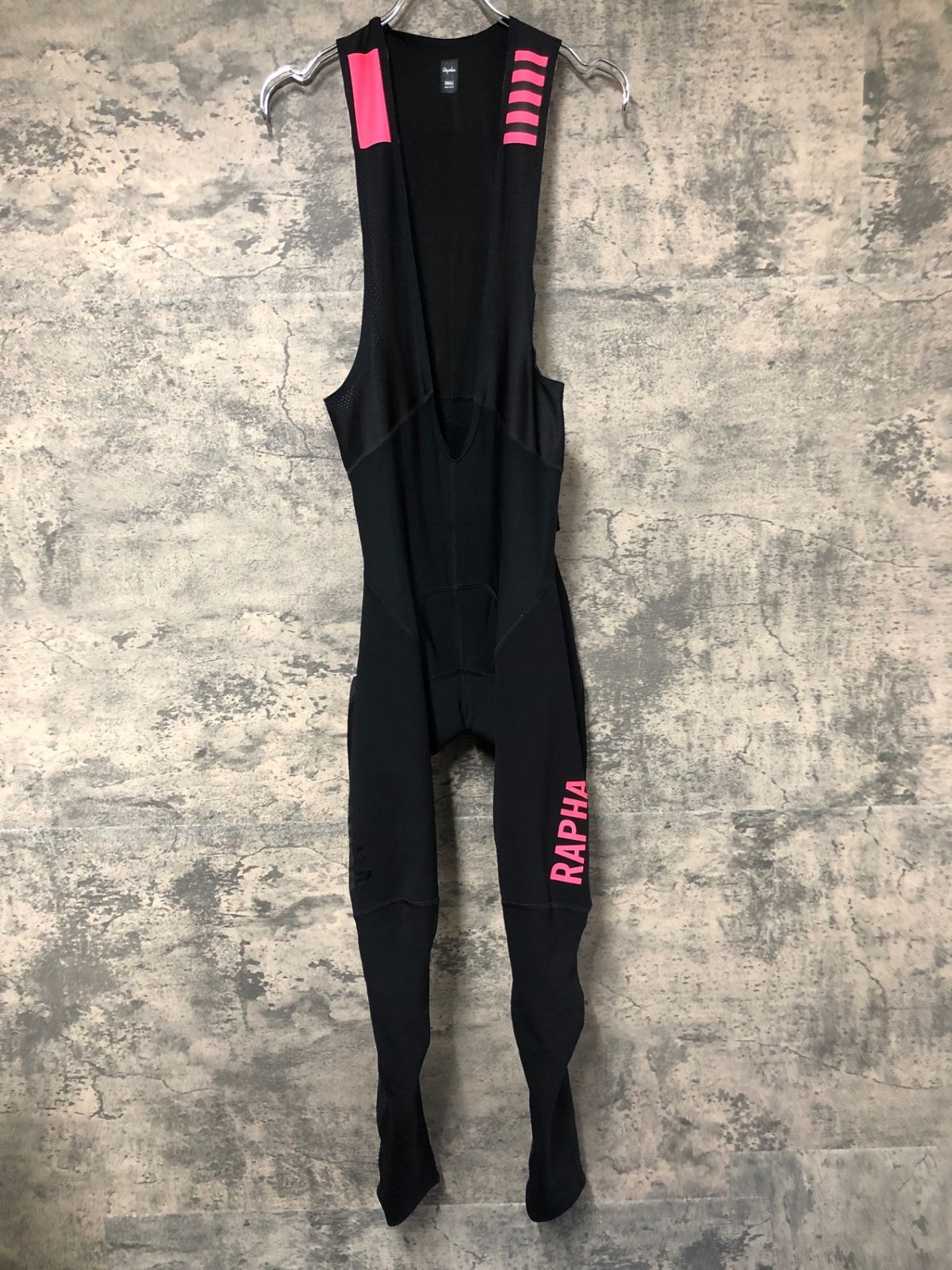 JF775 ラファ Rapha PRO TEAM WINTER TIGHTS WITH PAD ビブタイツ 黒 S