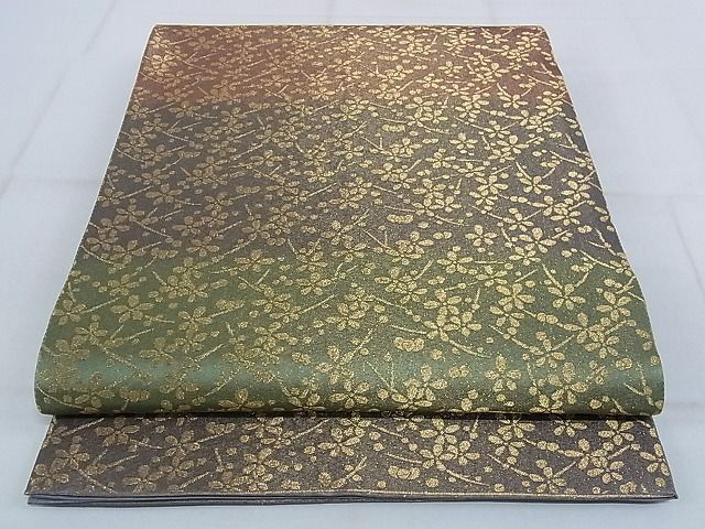 平和屋野田店■六通柄　本袋帯　正倉院蜀江花文　逸品　op3541