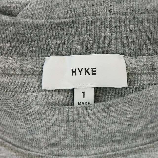 HYKE(ハイク) コットンノースリーブカットソー 1 グレー #85695