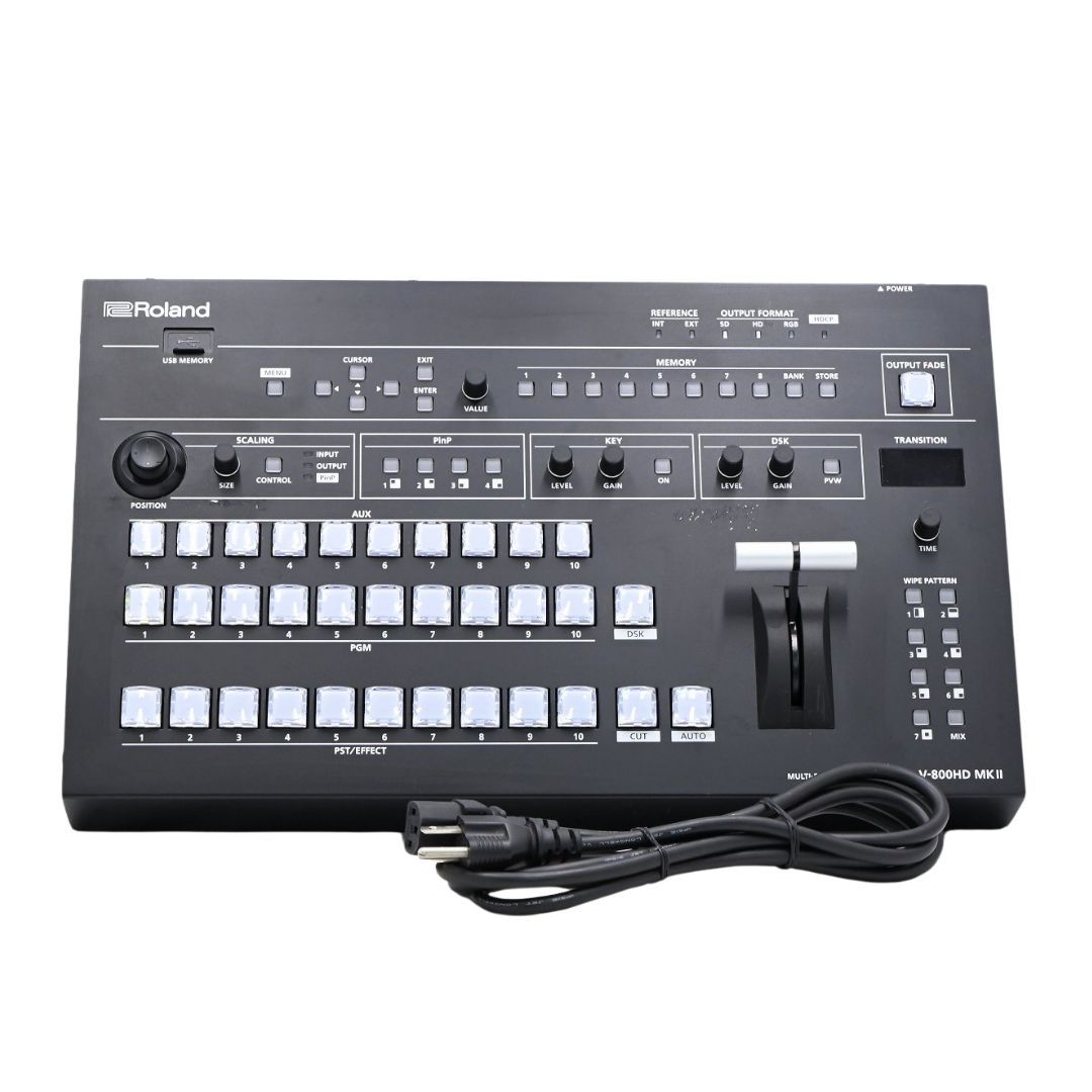 Roland ローランド V-800HD MKII マルチフォーマットビデオスイッチャー アクセサリ