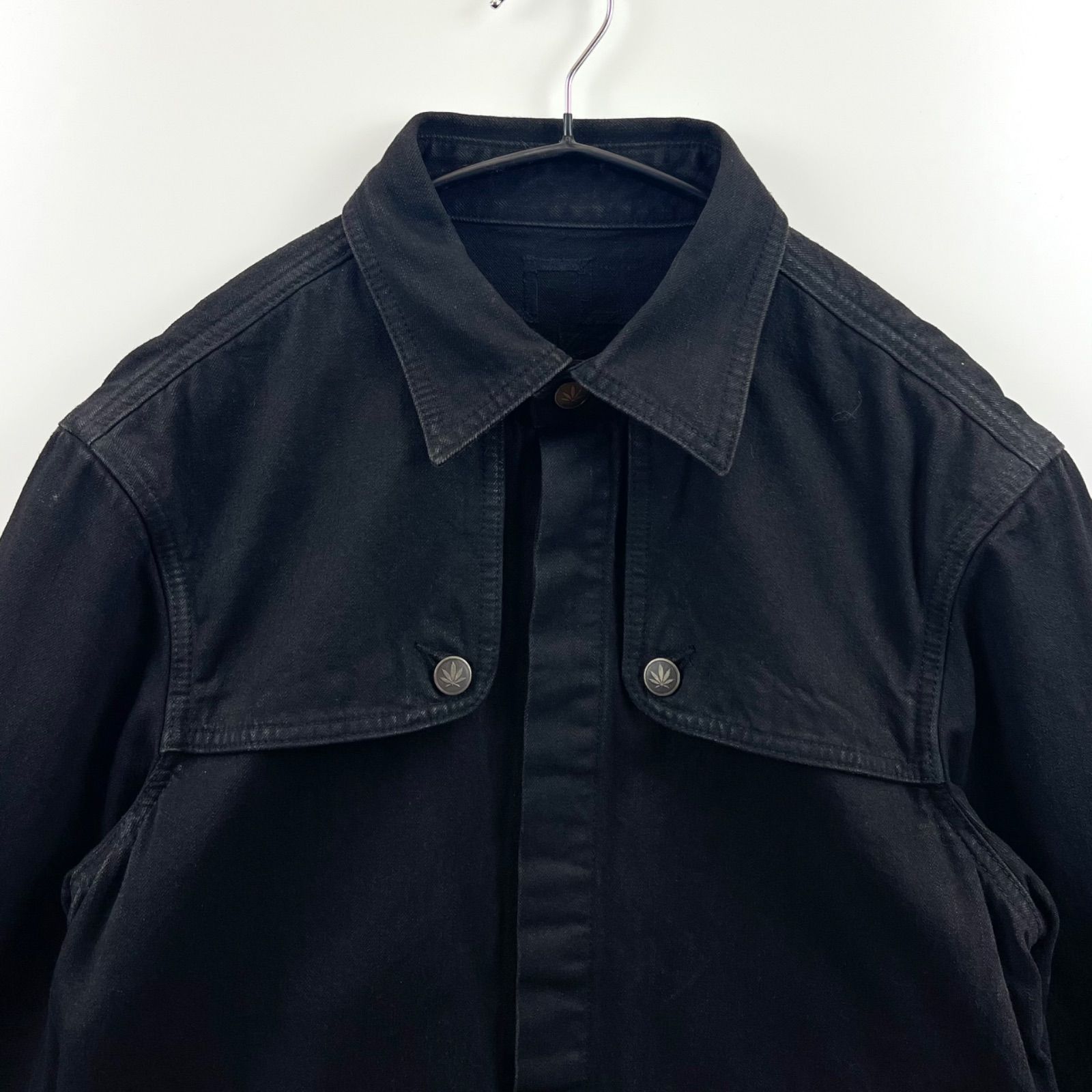 フセイン・チャラヤン / デニム ラペル トラッカージャケット