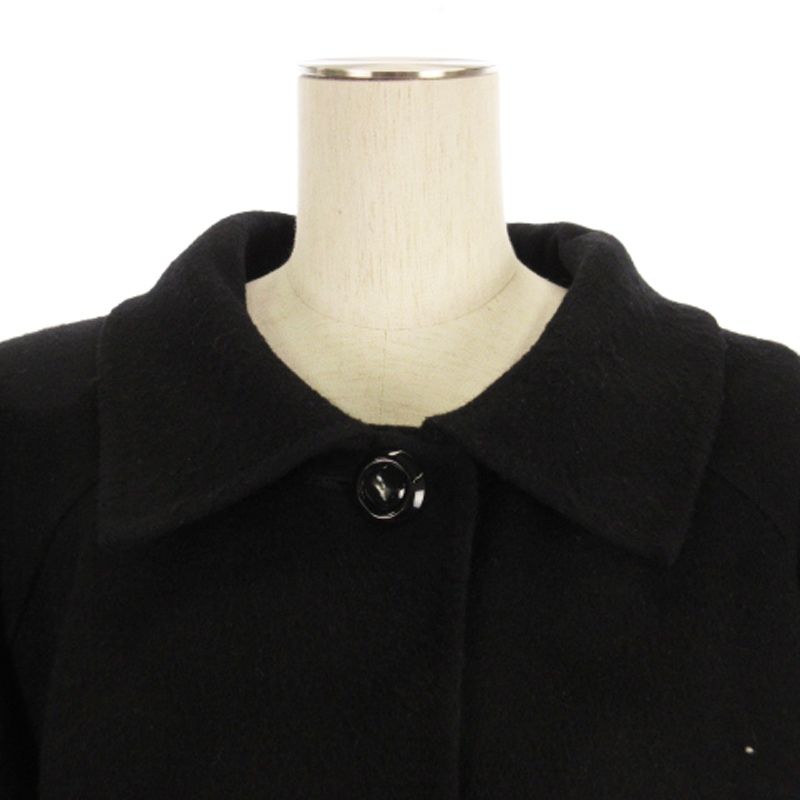 レリアン Leilian ステンカラー コート ロング カシミヤ混