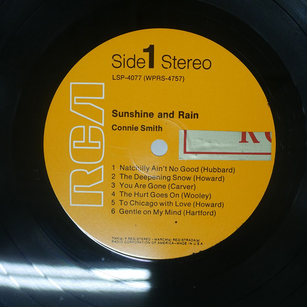 US盤 CONNIE SMITH/SUNSHINE AND RAIN/RCA VICTOR LSP4077 LP
