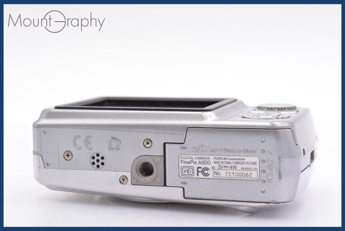 ☆特別特価☆ 富士フィルム FUJIFILM FinePix A800 3x 単三電池