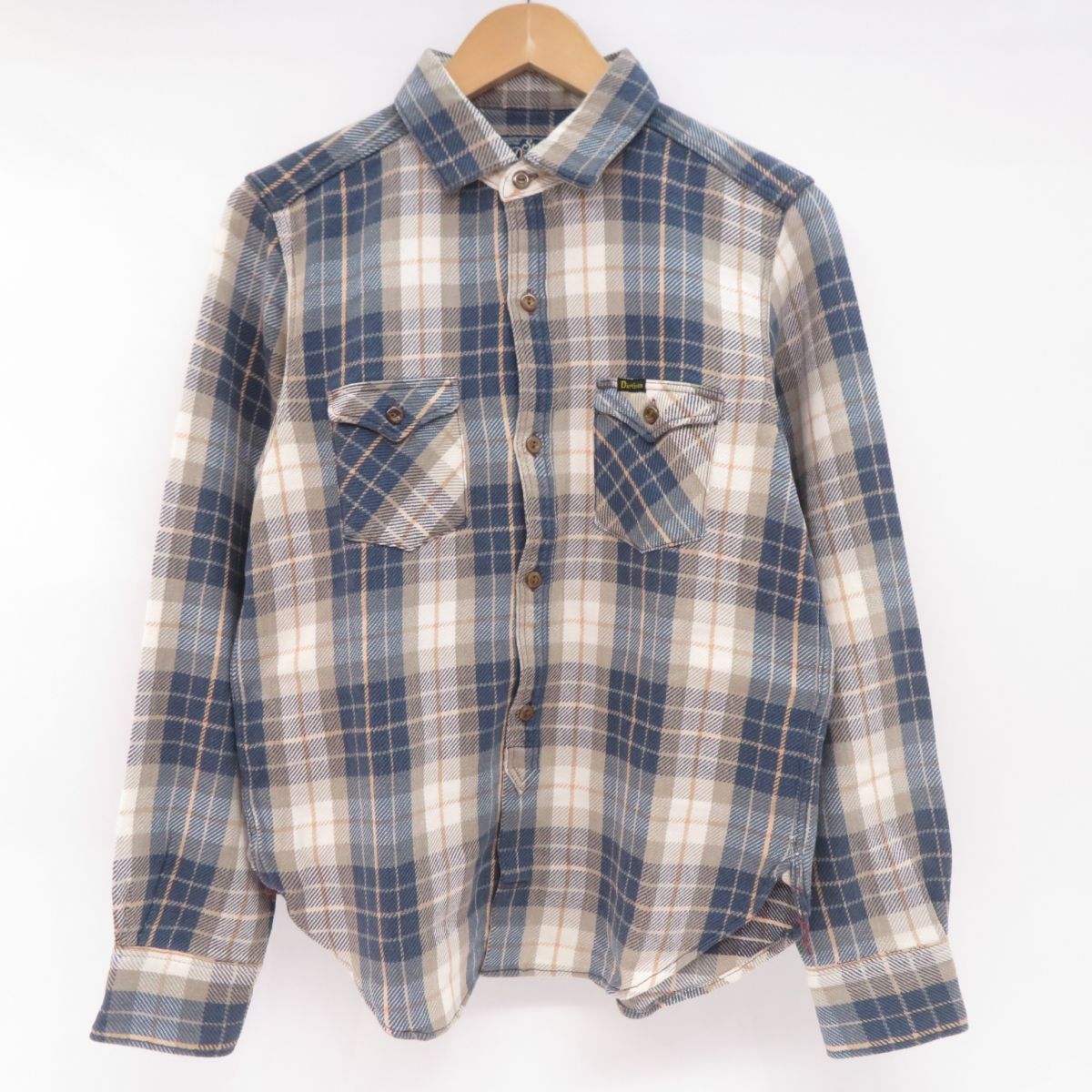 【STUDIO D‘ ARTISAN】長袖ネルシャツ チェック柄 ステュディオ ダルチザン Studio Dartisan チェック ネルシャツ