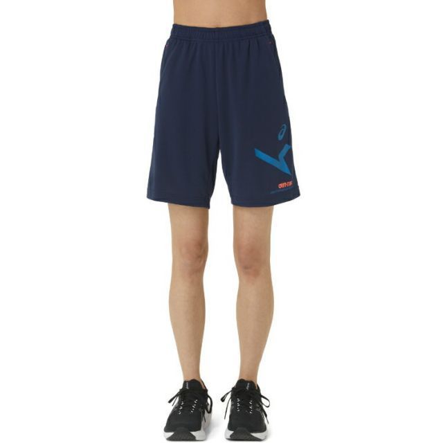 asics アシックス A-I-M DRY HALF PANT ミッドナイト L 2032C783 400 | スポーツ レディース L マルチカラー 服 衣類 衣料品ウェア ウエア フィットネスウェア ボトムス ズボン ショートパンツ ドライハー