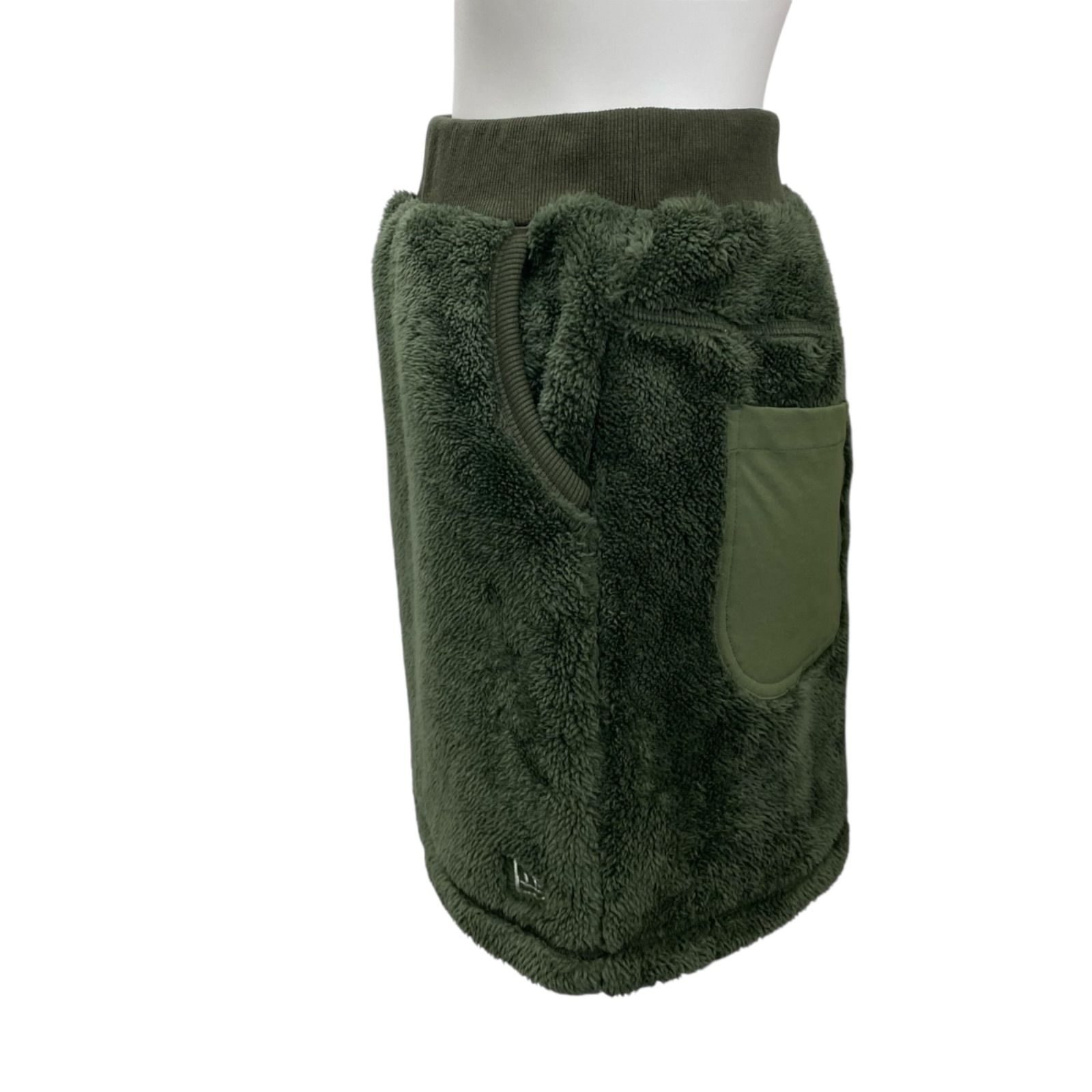 □ニュー エラ NEW ERA ボアフリース スカート ミニ ゴルフ オリーブ M