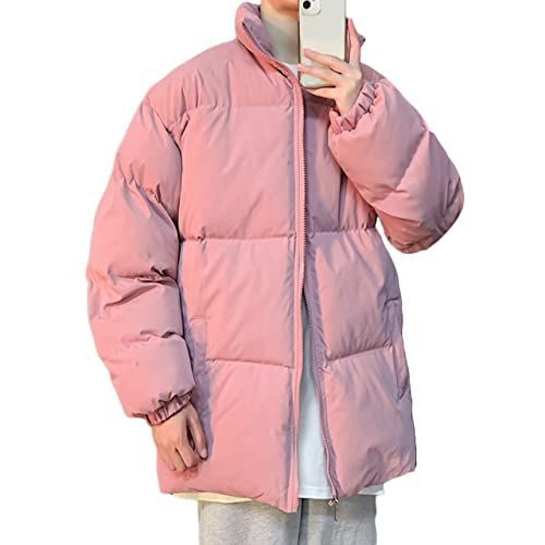 ピンク_2XL [リディーコロ] オーバーサイズ ダウン ジャケット 防寒 冬