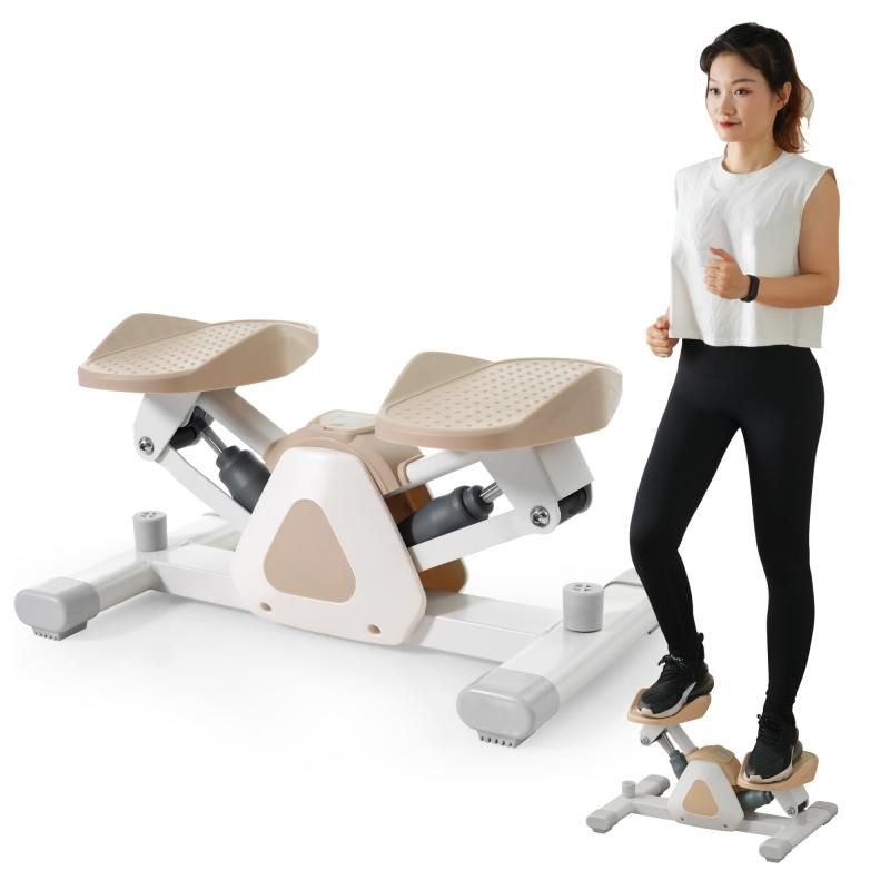 【2024年 BTM ステッパー 静音 自宅での足踏み 室内 エクササイズマシン ダイエット器具 有酸素運動 室内 トレーニング 健康器具 軽量 コンパクト 省スペース 簡単移動 耐荷重100kg