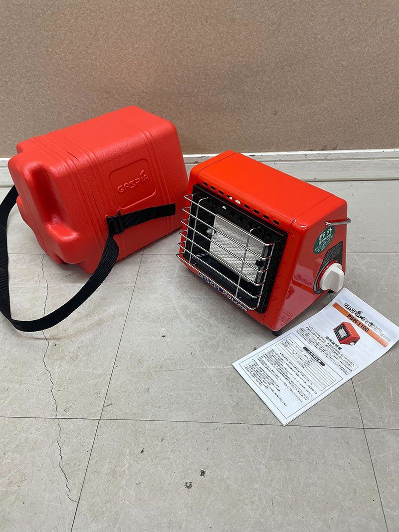ニチネン ガスピア ガスストーブ 可動品 ケース付 PGH-1100