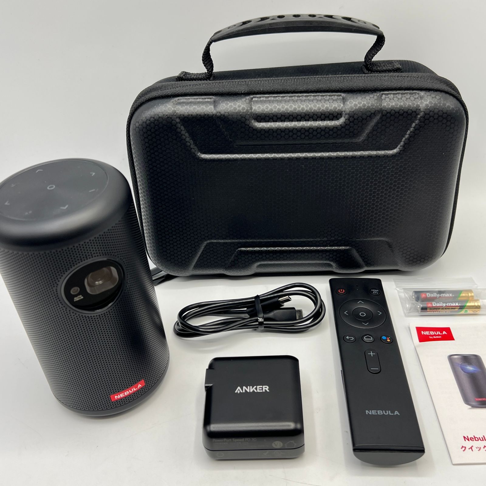 美品】ANKER Nebula Capsule II D2421N11 ブラック モバイル