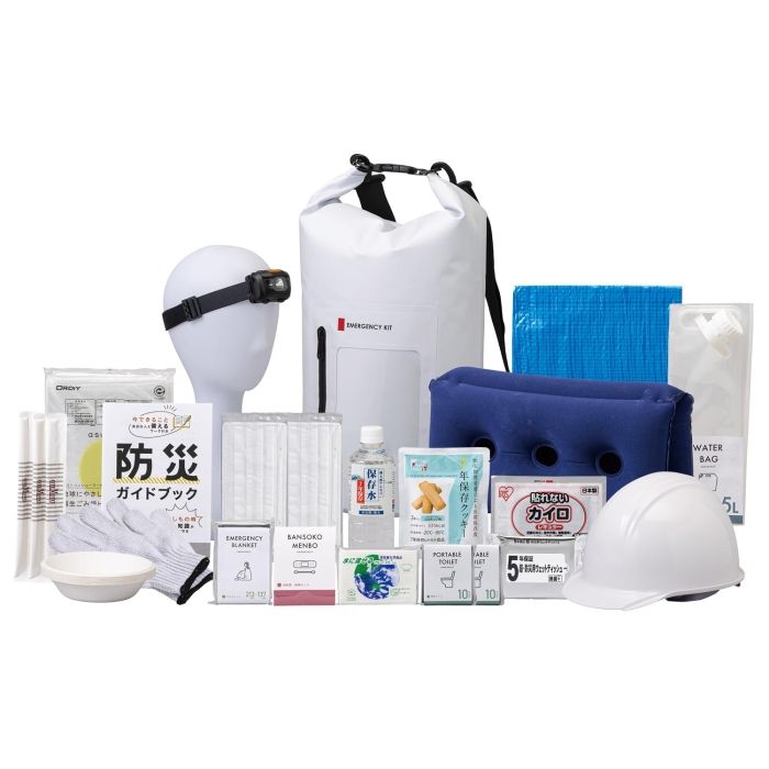 3営業日で発送 岸田産業 緊急防災24点セット 8-1500E