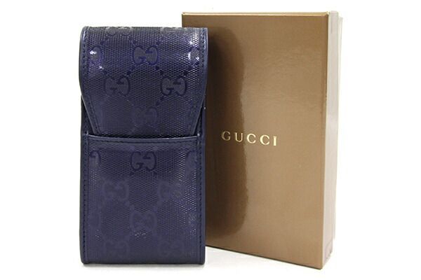 GUCCI グッチシマ シガレットケース 181716 パープル グッチ GUCCI グッチシマ シガレットケース 小物入れ GG柄
