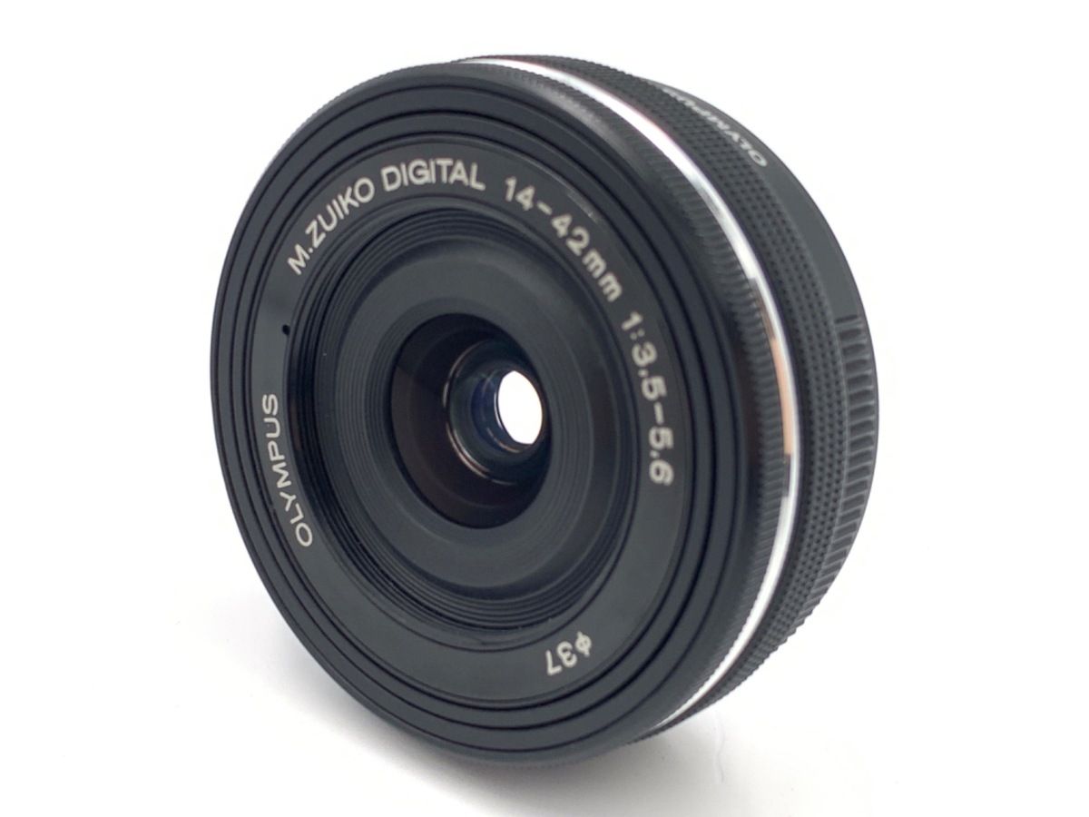  並品 オリンパス M ZUIKO DIGITAL ED 14 42 mm F 3 5 6 EZ ブラック レンズ(ズーム) カメラ
