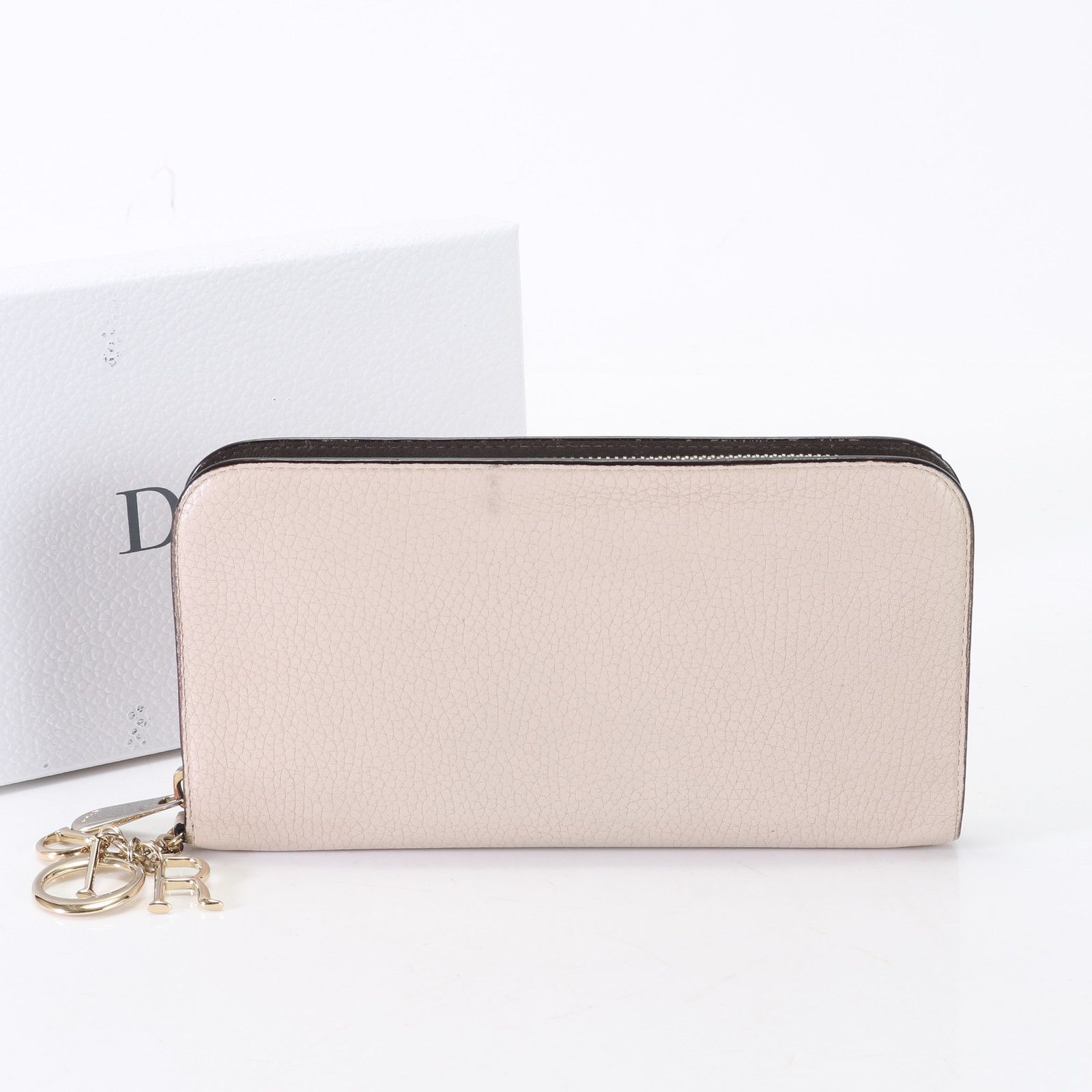 美品 クリスチャン ディオール ディオリッシモ レザー 長財布 本革 