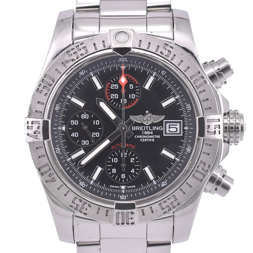 ブライトリング BREITLING A13381 アベンジャーII クロノグラフ デイト 自動巻き メンズ 箱 保証書付き J 142696