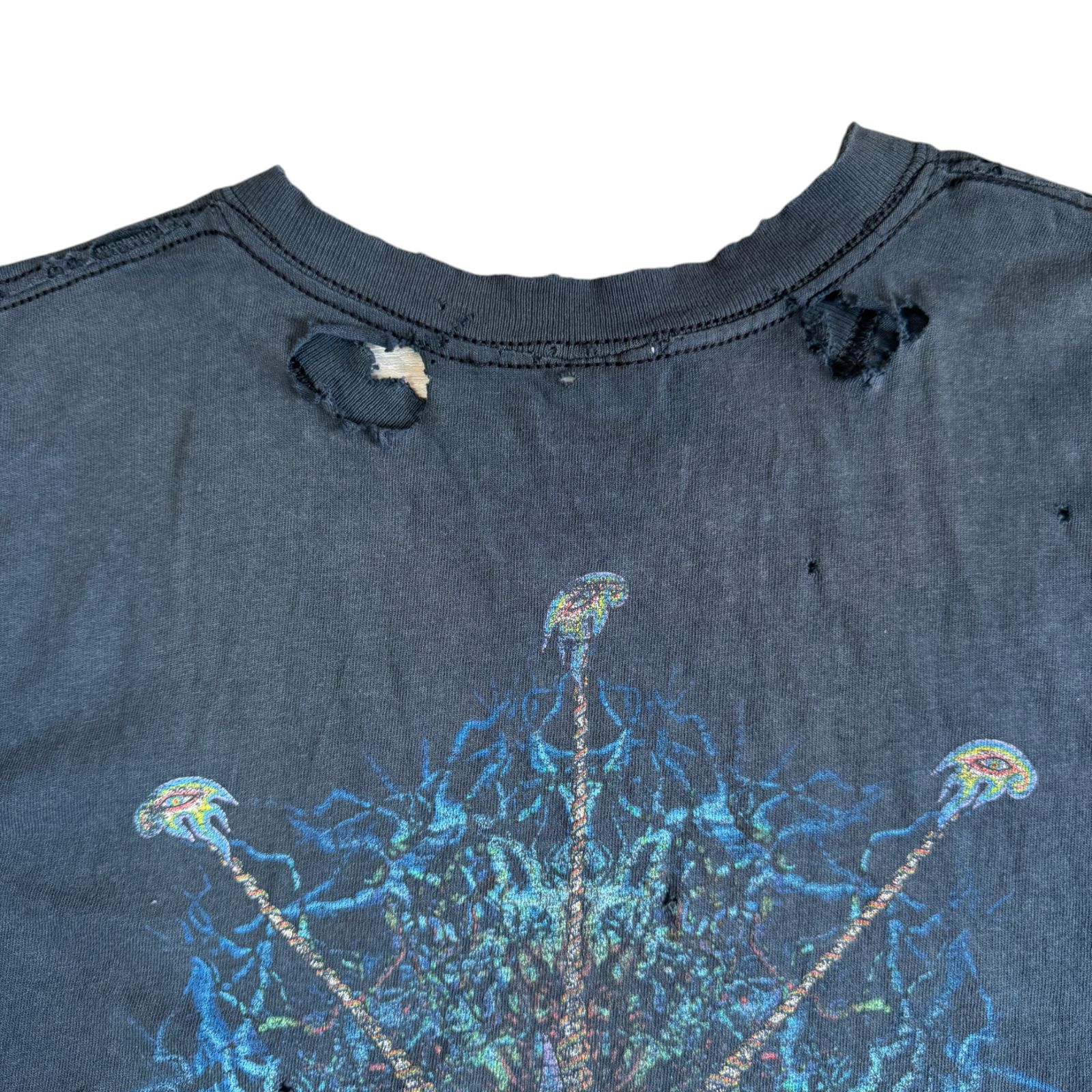 00s Y2K TOOL Lateralus フラクタル Tシャツ カットオフ 袖切り