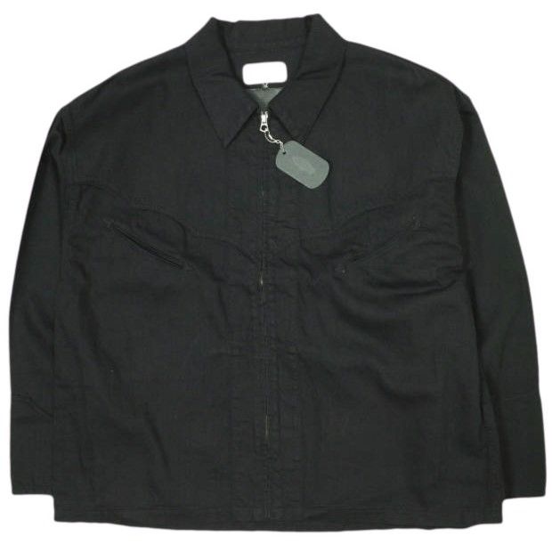 ☆新品未使用☆ウエスタンジャケット黒刺繍 新品 LASTMAN x The Letters ラストマン ザ・レターズ 25SS 別注