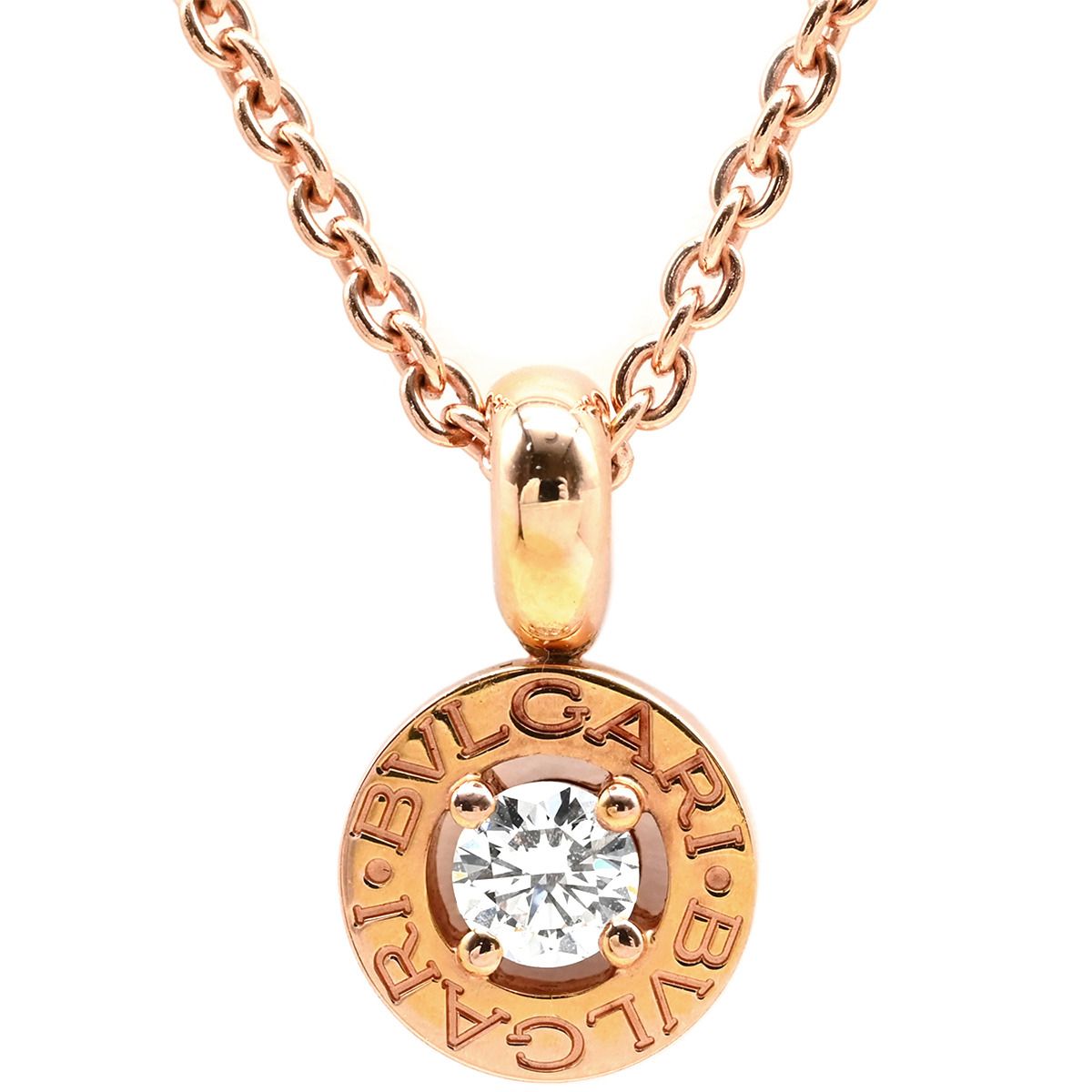ブルガリ ゴールドリング型ペンダントネックレス BVLGARI ゴールド リング型ペンダント ネックレス - メルカリ