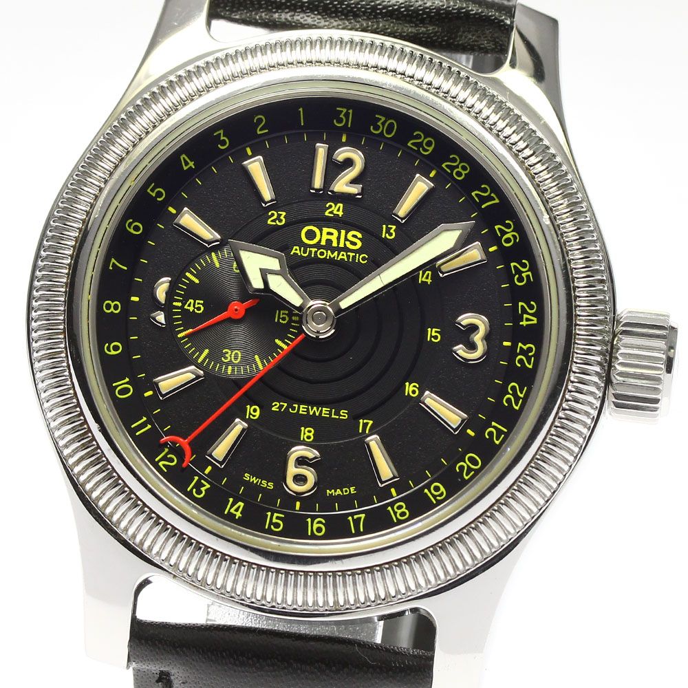 オリス ORIS 7491 ポインターデイト スモールセコンド 自動巻き メンズ
