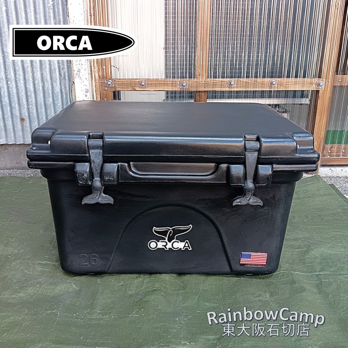 ORCA オルカ クーラーボックス 約25L ORCA 26QT ブラック