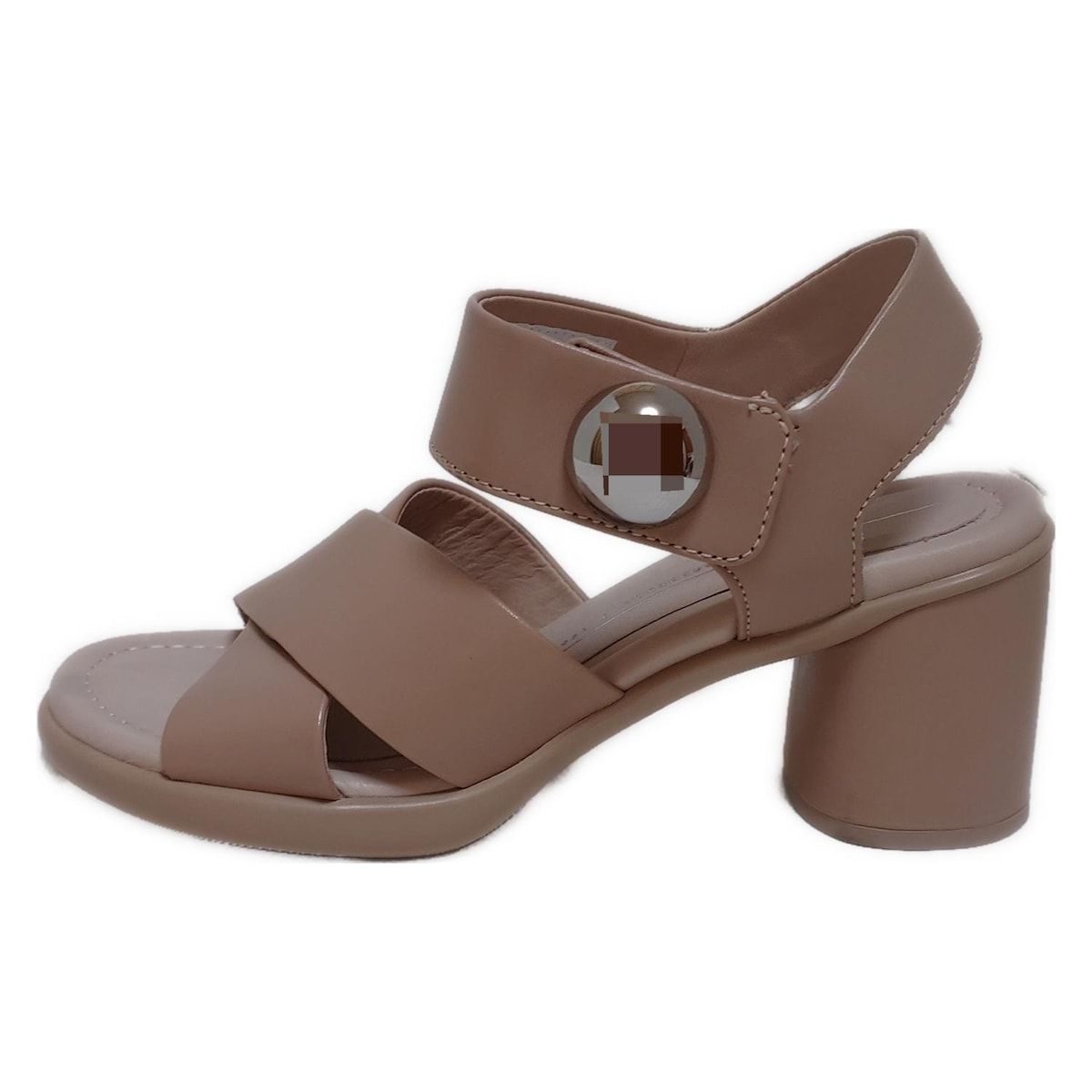 ECCO エコー サンダル 36 レディース - ベージュ レザー