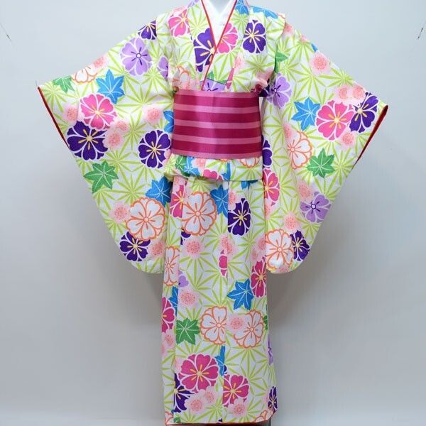 着物 5点セット 女児 115～125cm 7歳～8 はなごろも NO27396 楽天市場