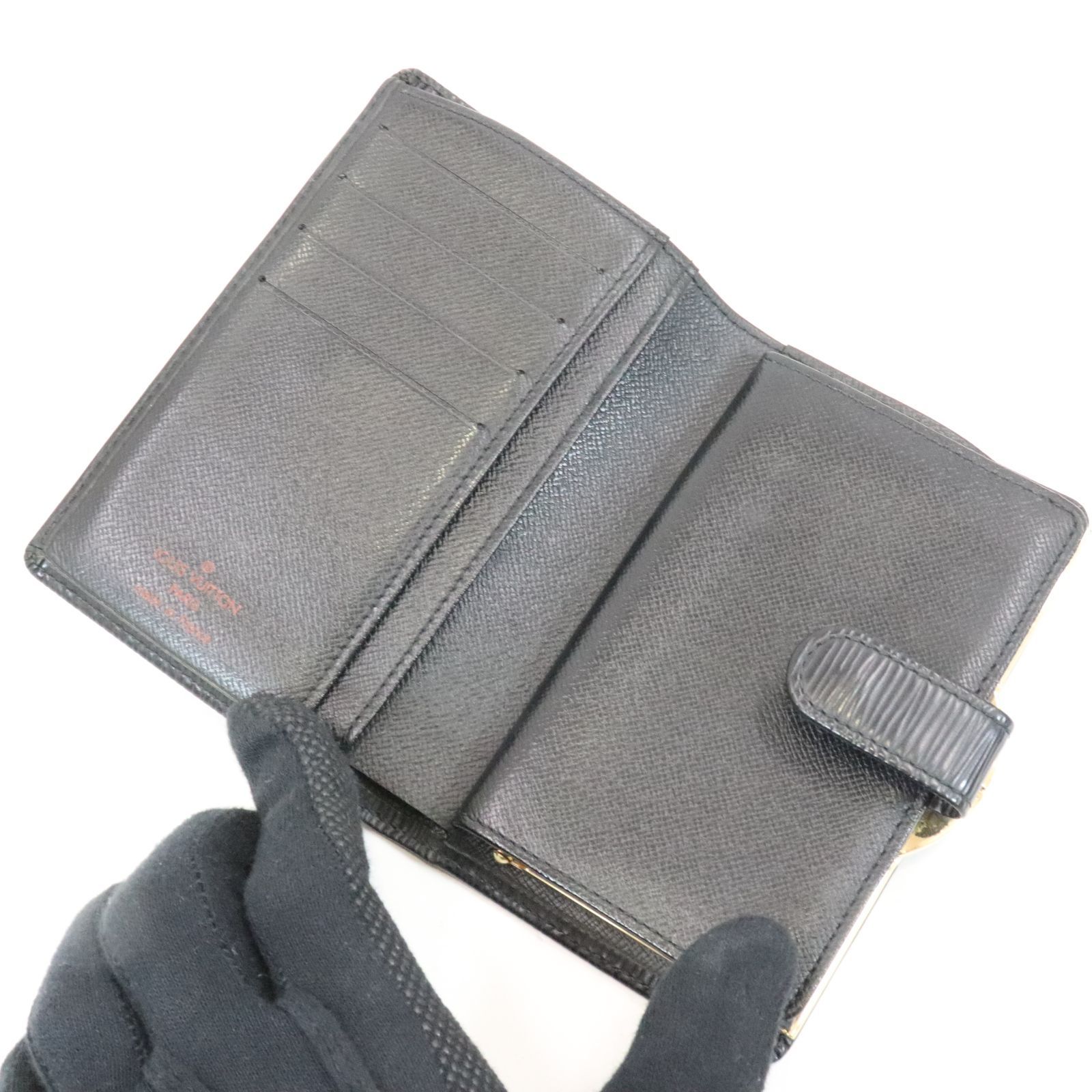ルイヴィトン 財布 エピ ポルトフォイユ ヴィエノワ M63642 ノワール 
