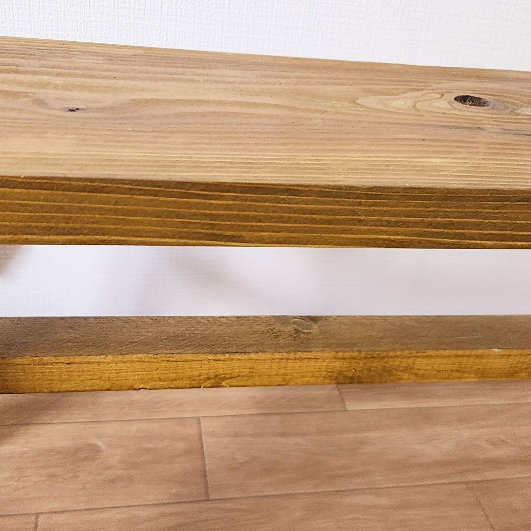 新生活を彩るシンプルな木製/ベンチ/スツールチェア