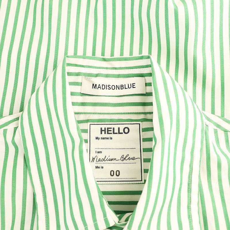 マディソンブルー MADISONBLUE J.BRADLEY CUFF SH STRIPE 長袖