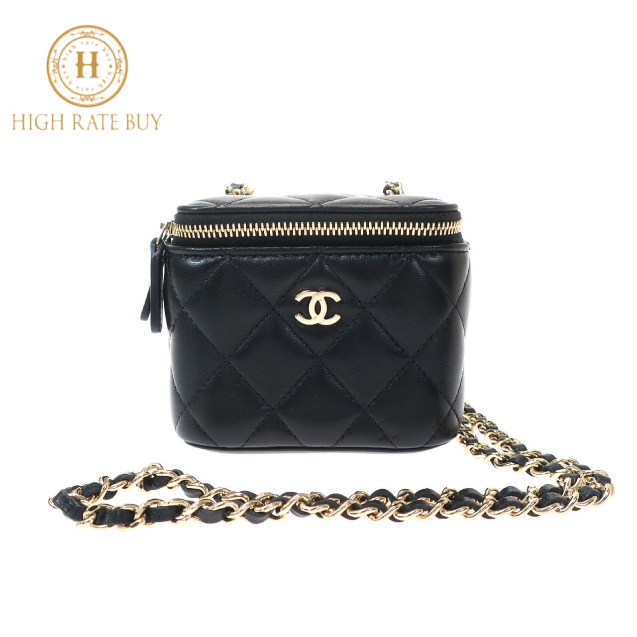 未使用品】CHANEL シャネル ミニバニティ チェーン ショルダーバッグ ...