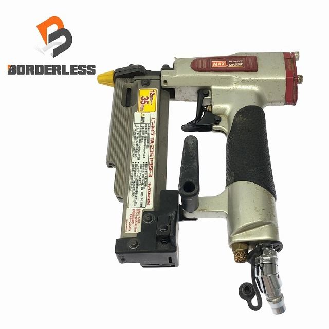 MAX マックス 常圧 35mm ピンネイラ TA-235|P35F3 ケース付 ピンタッカー ピン釘打機 ピン釘打ち機 エア工具 107830