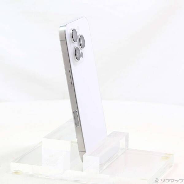 中古品〕 iPhone16 Pro 256GB ホワイトチタニウム MYN13J／A SIMフリー