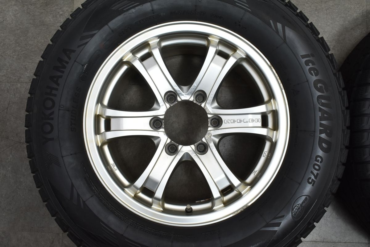 程度良好品】WEDS KEELER キーラー フォース 17in 7.5J +40 PCD139.7 