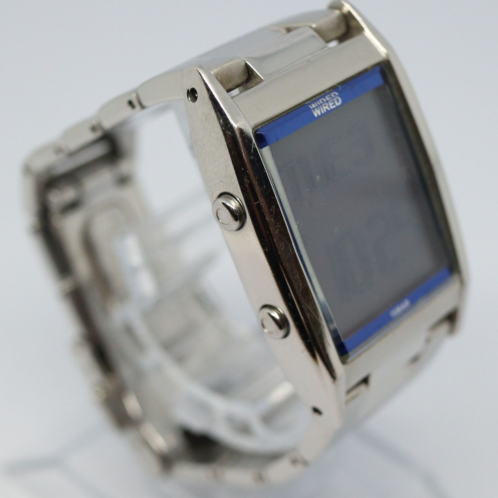 【稼働品】 希少品 SEIKO WIRED ALBA セイコー ワイアードアルバ デジタル レクタンギュラー ユニセックス 腕時計