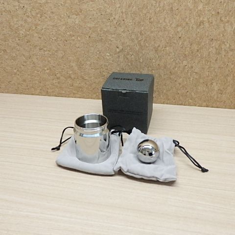 CafeSing CODボールグリップとコンテナ、オールステンレススチール、Co CafeSing CODボールグリップとコンテナ オールステンレス